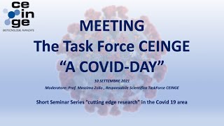 Meeting - The Task Force CEINGE "A COVID-DAY" 10 settembre 2021