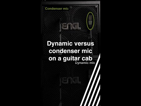 Dynamic vs condenser mic on a guitar cab