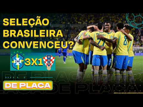 BRASIL VENCE A CROÁCIA E JOGADORES MANDAM RECADO! QUEM GARANTIU VAGA? | De Placa 01/04/26