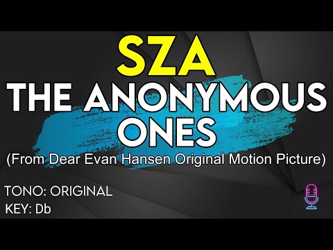 SZA - The Anonymous Ones (from Dear Evan Hansen) - Karaoke Instrumental