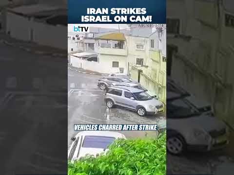 On Cam: Iran’s Cluster Munitions Hit Israel’s Kafr Qasim, Vehicles Charred In Strike