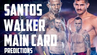 САНТОС - УОКЕР МЕЙН КАРД | АНАЛИТИКА И ПРОГНОЗ НА UFC FIGHT NIGHT: SANTOS VS. WALKER | MMABETS