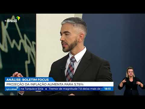 Boletim Focus: projeção da inflação aumenta para 5,78%