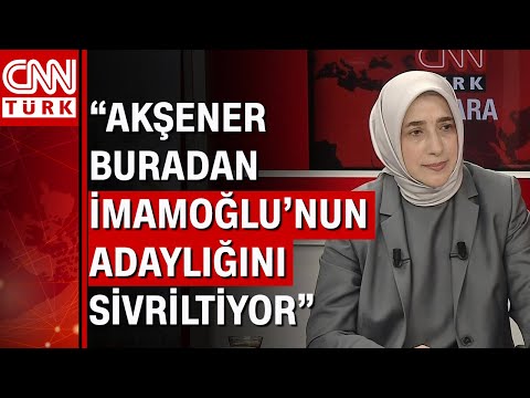 AK Parti Grup Başkanvekili Özlem Zengin, CNN Türk'e konuştu! AK Parti İmamoğlu kararına ne diyor?