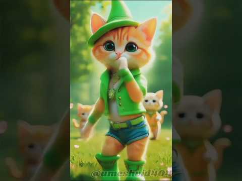 Kitty Cat dance Short Video 💃😺/ #funny #cat #animation # #cat #shorts #shortsfeed #shortvideo #Cute