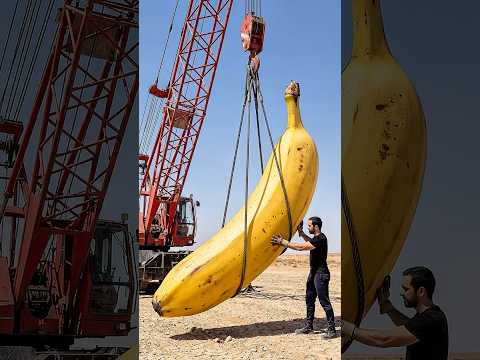 I Built a Secret Room Inside a GIANT Banana! 🍌🏠
