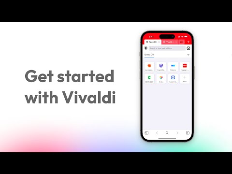 Get started with Vivaldi Browser on iOS