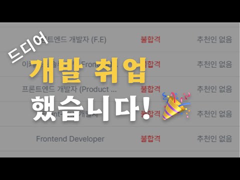 신입 개발자 취업 성공 ! - 마지막화 (멘토링 나라 여행기)
