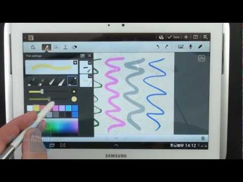 Samsung Galaxy Note 10.1: S Pen demo - UCwPRdjbrlqTjWOl7ig9JLHg