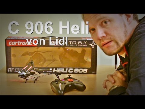 Heli C 906 // Cartronic // Lidl // Rc Helilopter // Unboxing // Flugtest - UCNWVhopT5VjgRdDspxW2IYQ