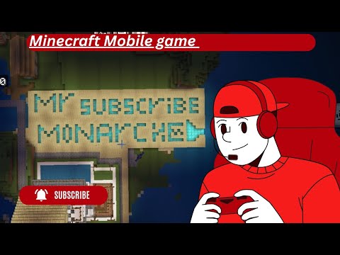 I made this in three hours / minecraft Mobile game / pocket edition / please  subscribe