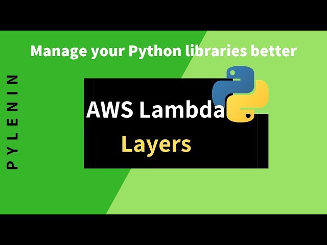 How to Use TensorFlow with AWS Lambda Layers