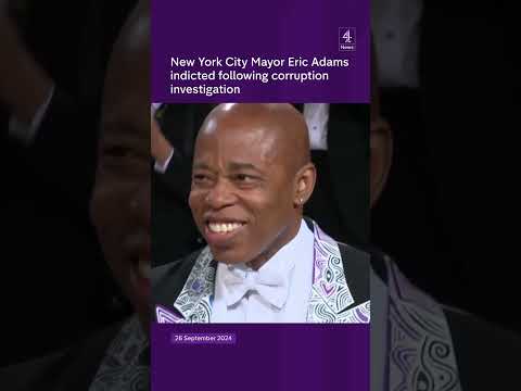 New York City Mayor Eric Adams indicted following corruption investigation