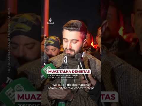 Turkish convoy condemns 'lawless aggression' of the US and Israel | AJ #shorts