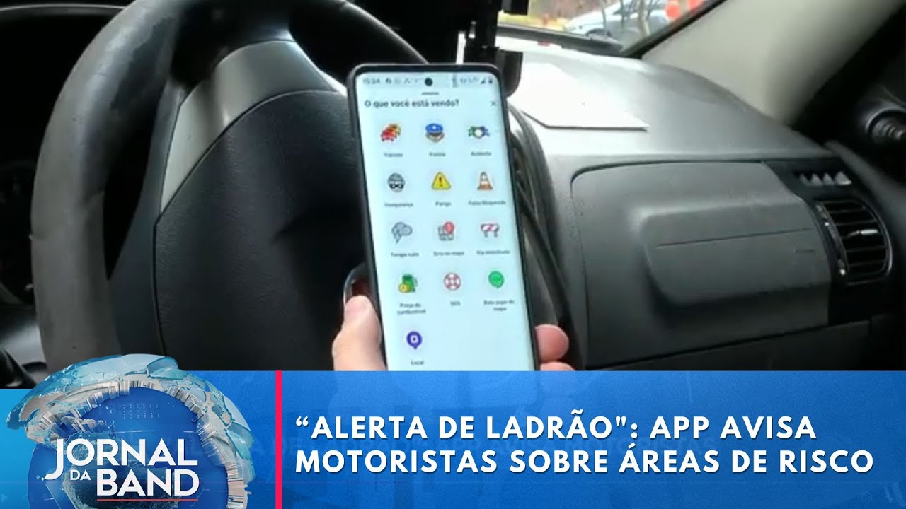 Alerta de ladrão aplicativo de GPS lança função que avisa motoristas sobre áreas de risco