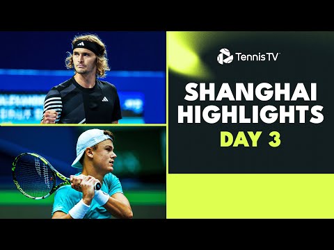 Zverev Faces Safiullin; Rune and Ruud Make Shanghai Debuts | Shanghai 2023 Highlights Day 3