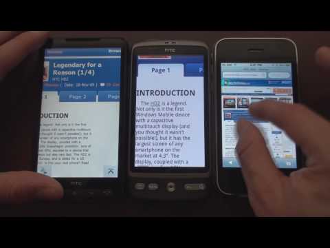 HTC Desire vs iPhone vs HD2: Web Browsing - UCO_vmeInQm5Z6dEZ6R5Kk0A