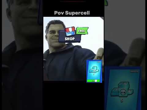 Pov Supercell #brawlstars#brawl#supercell#memes#meme#gaming#music#pov#bs#free#leon#marvel#shorts#mem