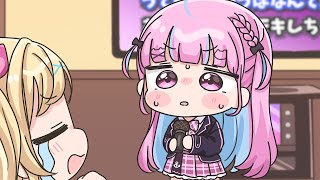 【手描き】カラオケであくたん推しな星川の前で歌ったら号泣されてしまったあくたん【湊あくあ/星川サラ/ホロライブ切り抜き】【切り抜き漫画】
