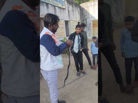 साँप 🐍ने उगला ज़हर 😱#tigerbhaijaan #school #shorts #cobra