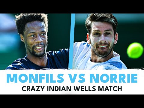 CRAZY Gael Monfils vs Cameron Norrie Match | Indian Wells 2024 Highlights