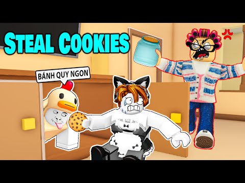 100 ngày CƯỚP BÁNH QUY CỦA BÀ mà KHÔNG BỊ PHÁT HIỆN trong ROBLOX STEAL A COOKIES PHẦN 2