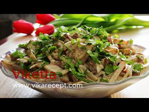 Готовлю на ПАСХУ и всю весну! НОВИНКА из печени!Салат Нереально вкусный всего из Трёх ингредиентов