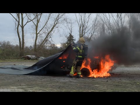 Brandfilt på bilbränder