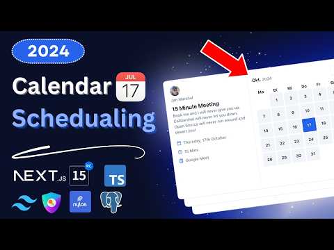 Create a Calendar Scheduling Platform using Next.js, Nylas, Auth.js, Tailwind | 2024