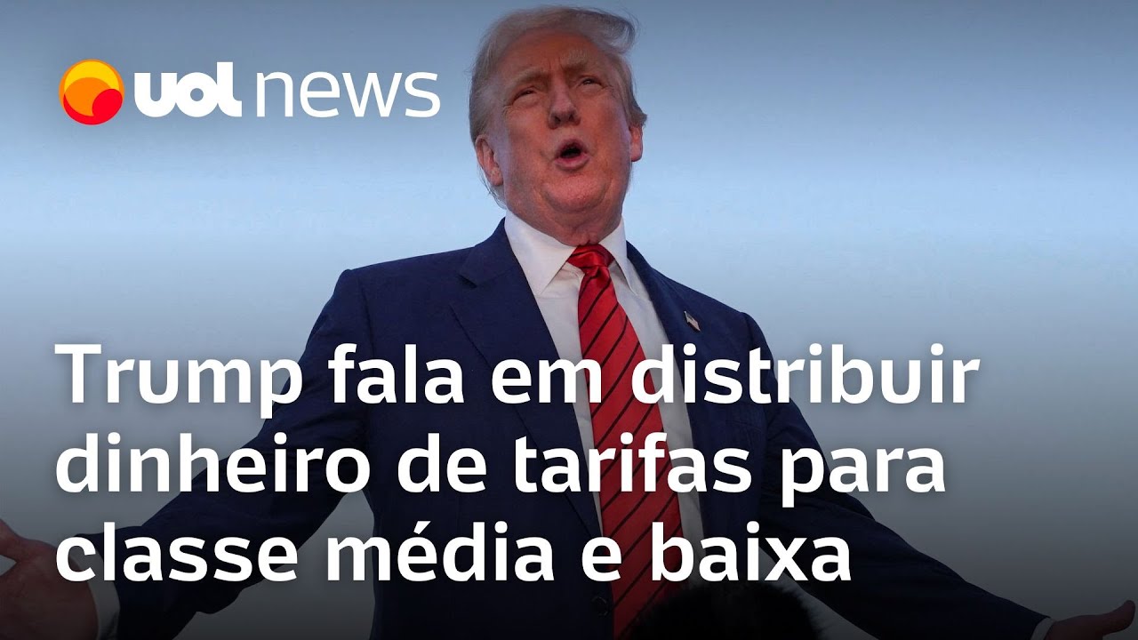 Trump fala em distribuir dinheiro de tarifas para classe média e baixa dos EUA