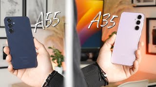 Vido-Test : Samsung GALAXY A55 vs GALAXY A35 : Il faut faire le bon choix ! - TEST