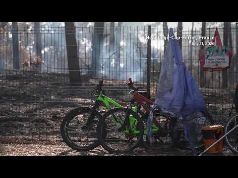 Wildfires threaten France's camping tradition