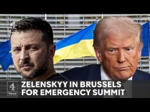 Ukraine war: Zelenskyy joins EU leaders at emergency summit