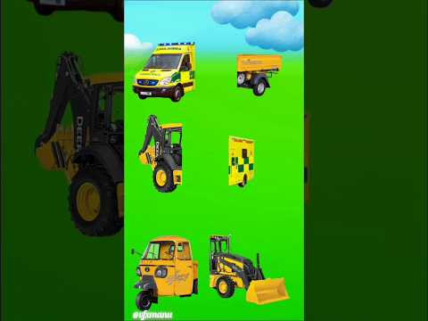 Ambulance 😲 Jcb Tempu video vfx magic video#shorts #shortsfeed #shortvideo #funny