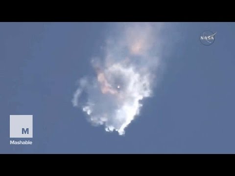 SpaceX rocket fails just after launching uncrewed mission to ISS | Mashable - UCL8Nxsa1LB9DrMTHtt3IKiw