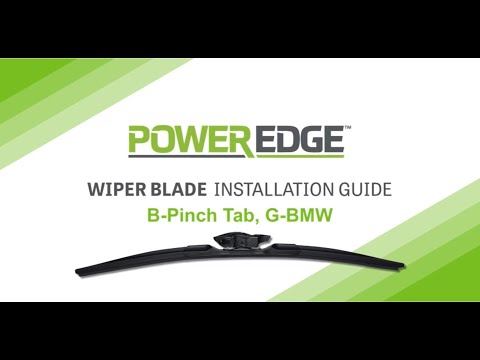 PowerEdge Wiper Blades - Flat blade B pinch installation video