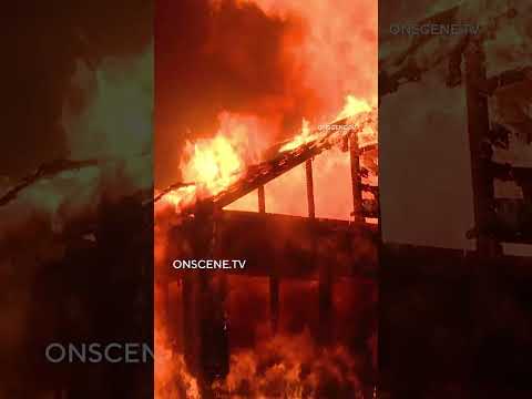 Hollywood Home Destroyed By Massive Fire