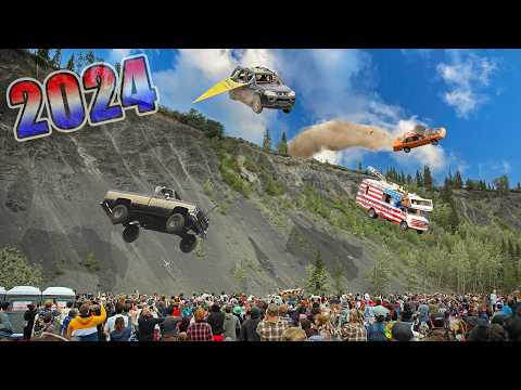 Alaska Cliff Car Launch: Thrilling Spectacle with 1320video