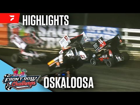 Can Corey Day Stop Kyle Larson? | Front Row Challenge at Southern Iowa Speedway 8/5/24 | Highlights - dirt track racing video image