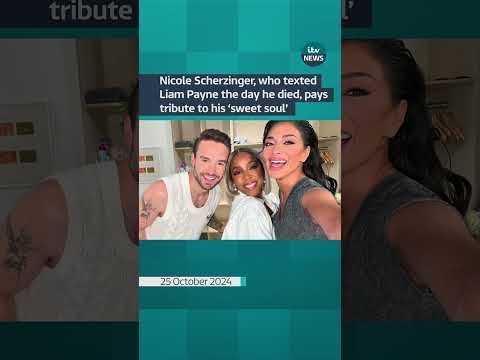 Nicole Scherzinger pays tribute to Liam Payne 'sweet soul' #itvnews #shorts
