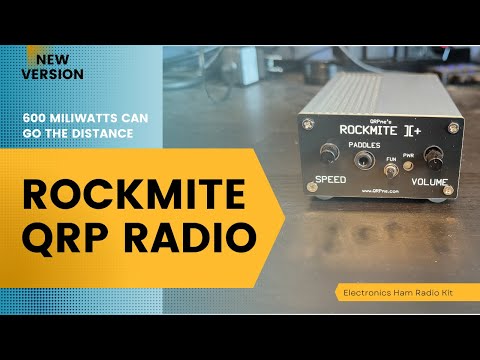 Rockmite Plus Plus QRP Transceiver Kit in the Field