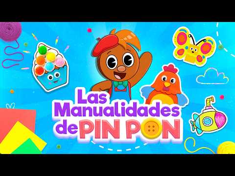7 Manualidades Fáciles para Niños ♻️ | Juega con Pin Pon 🎨 | Toy Cantando