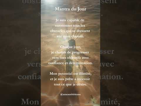 ☀️ #mantra #positivevibes #ameambitieuse #motivation #devperso #spiritualité #loideattraction #love