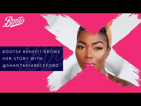 boots.com & Boots Promo Code video: Make-up Tutorial | Brows Her-story with @shantaniabeckford & Benefit Cosmetics | BootsX | Boots UK