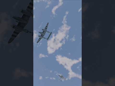 (2) P-38 fighters sync @DeadEyEsClips #enlisted #gaijin #shorts