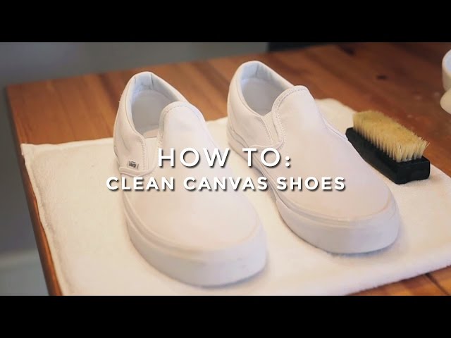 How to Clean White Canvas Tennis Shoes