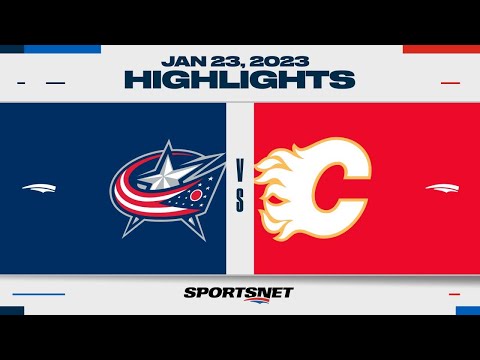 NHL Highlights | Blue Jackets vs. Flames - January 23, 2023