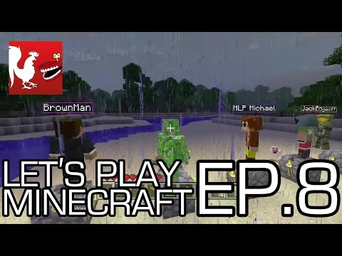 Let's Play Minecraft - Episode 8 - Build a Tower Part 1 | Rooster Teeth - UCzH3iADRIq1IJlIXjfNgTpA