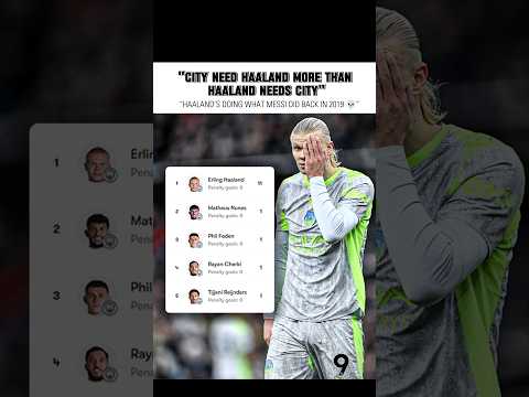 One man army 💪 | HALLAND #halland#mancity#premierleague#messi#football#viral#trending