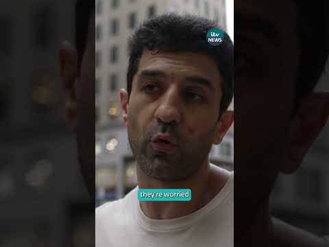 Iranians in America watch anxiously as their country awaits a possible US strike #itvnews #news
